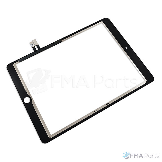 Glass Touch Screen Digitizer - Black (With Adhesive) for iPad 6 (2018)